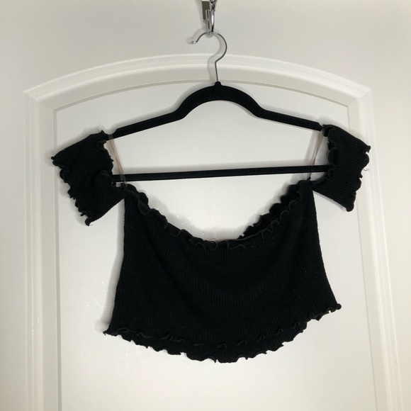 Off The Shoulder Cropped Top - Picture 1 of 1